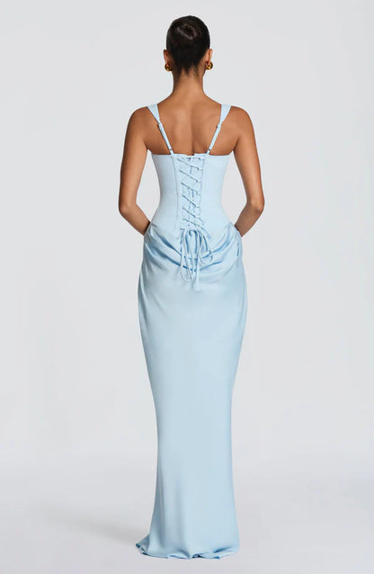 Leila - Robe en crêpe non extensible