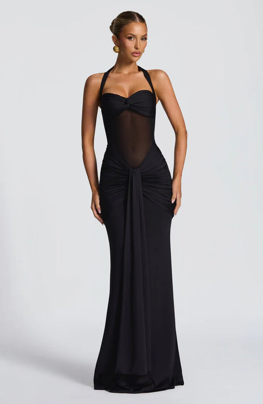 Ambre - Robe en polyester