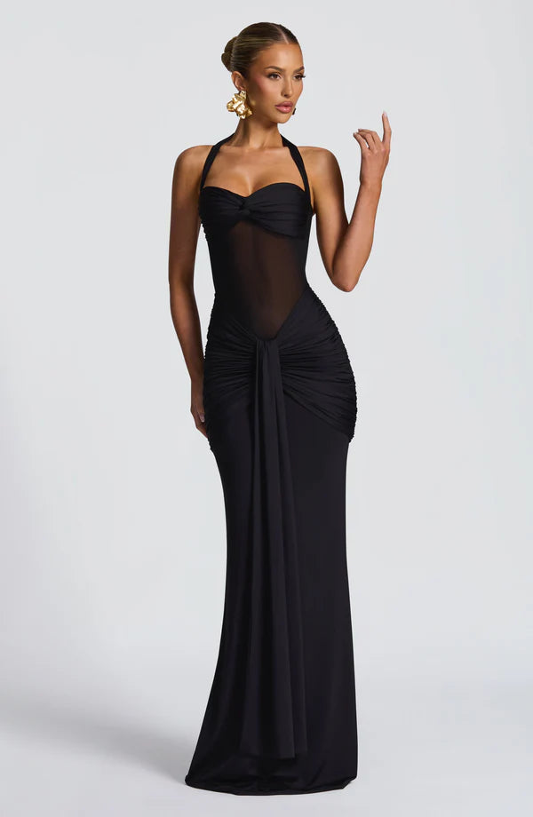 Ambre - Robe en polyester
