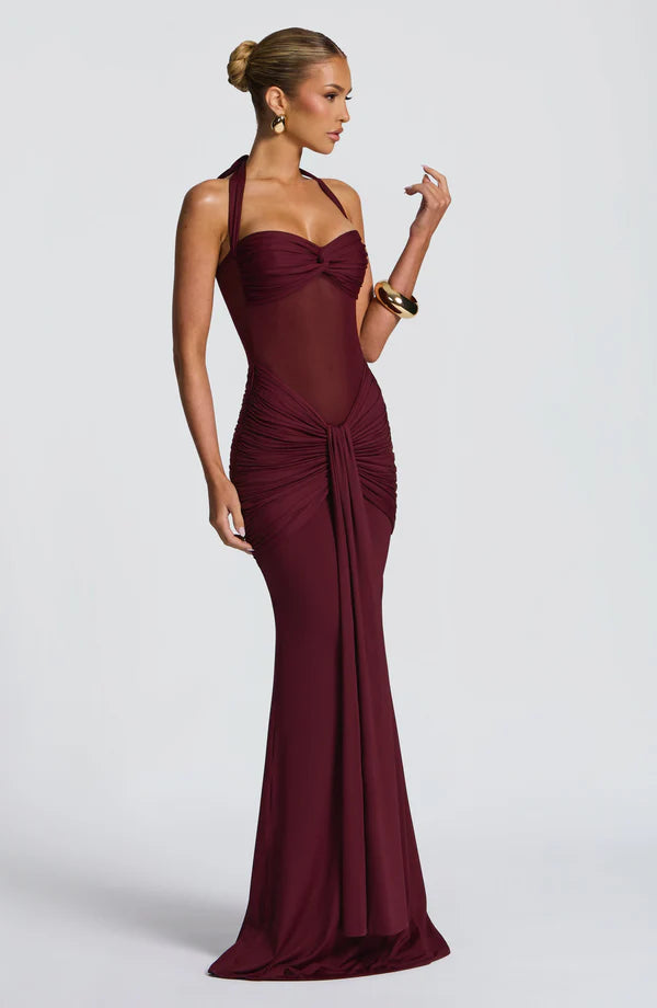 Ambre - Robe en polyester