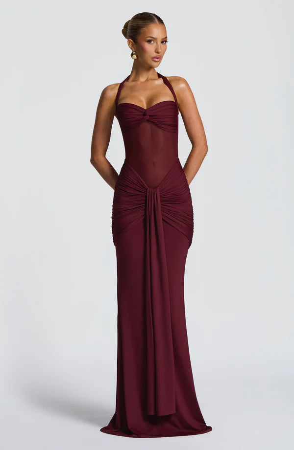 Ambre - Robe en polyester