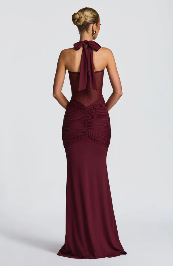 Ambre - Robe en polyester