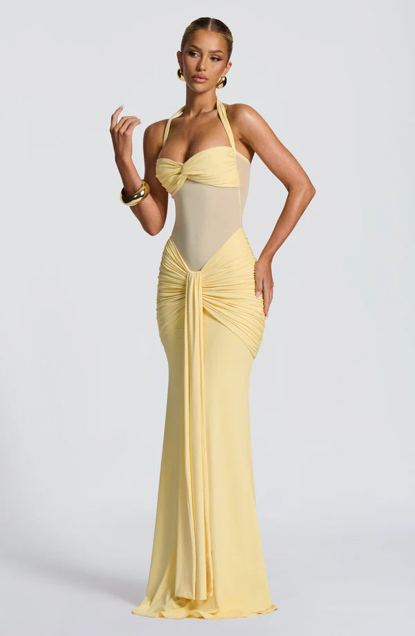 Ambre - Robe en polyester
