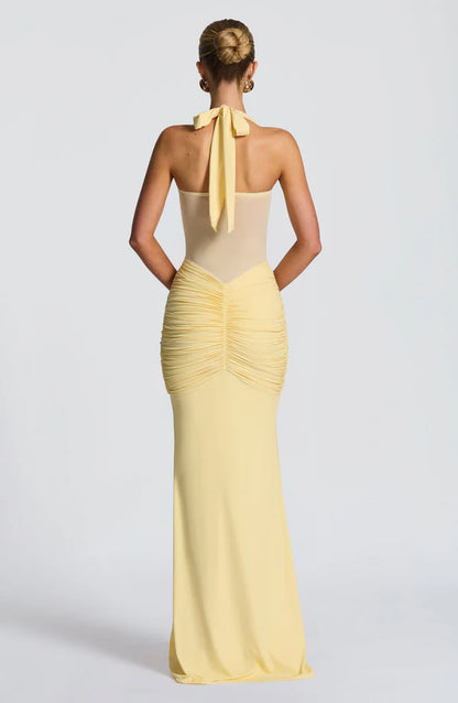 Ambre - Robe en polyester