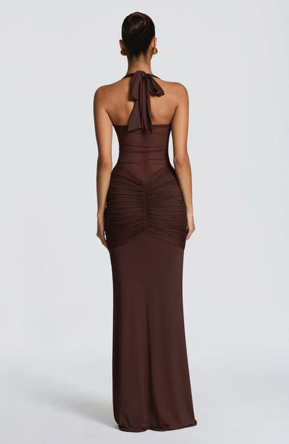 Ambre - Robe en polyester