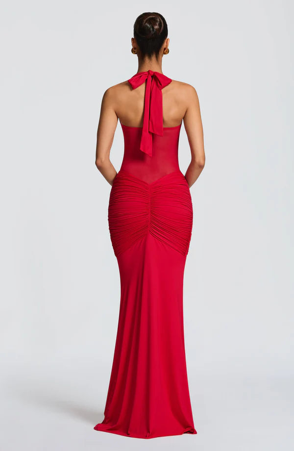 Ambre - Robe en polyester